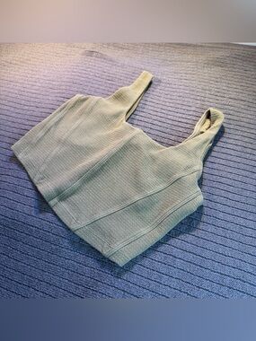 OFFLINE by Aerie PartyFavor Corset Bra Top Sage Green Small